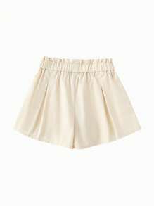 Balabala Young Girls' Skirt Shorts, 2024 Summer New Design - Milky White - View 2