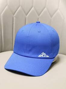 1 件装男士简约山地印花棒球帽，可调节休闲老爹帽，带户外徒步图案，适合登山、徒步旅行、钓鱼、户外活动，很棒的礼物创意 - 山峰 - 查看 8