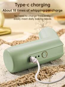 1个无线充电家用搅拌机折叠式电动多功能手持打蛋器 - 彩色 - 查看 9