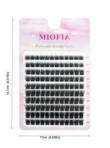 120 Cluster Mink Lashes D Curl 8-14mm Mix Tray DIY Lashes Cluster Individual Eyealsh Extension 3D Eyelash Volume Natural Dense Lashes Makeup At Home Or Daily Life