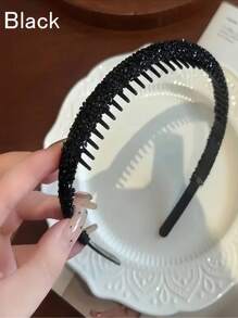 2pcs Elegant Vintage Multifunctional Shiny Rhinestone Headband-Princess Style, Casual Hair Accessories For Ladies And Girls-Suitable For Party, Wedding And Daily Wear-Perfect Gift For Her