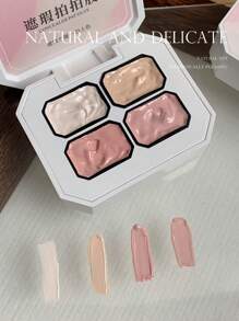 annies 1件装四色美甲遮瑕海绵印花胶，全新配方乳霜遮瑕胶，渐变色美甲胶，适用于美甲艺术 - 彩色 - 查看 4