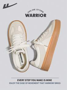 WARRIOR Warrior Men's Skateboarding Shoes Spring And SummerLightweightComfortableBreathableModest Style Casual Yet SleeksneakersApplicable Throughout The Yearwear-ResistingAll-Day WearTraining SneakersRunning ShoesLittle White Shoes