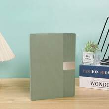 Customized A5 Vertical Striped Stitching Notebook, Premium Soft Leather, School/Business Meeting Gift Set, Corporate Culture Promotion & Grand Opening Commemorative Gift