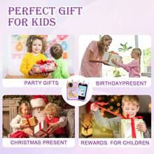 Youngsters's Educational Mobile Phone Toy, High-Definition Shooting, 20 Educational Games, Music, Pedometer, Flashlight, Alarm Clock, Habit Training And Other Learning Functions, Perfect Gift For Youngsters Aged 3-8 Years Old On Holidays, Birthdays, And Christmas - Purple - View 7