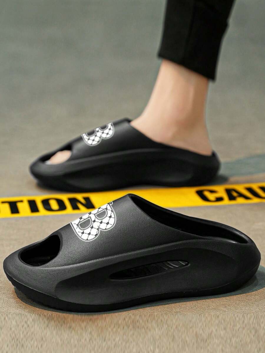 Summer Slippers, Couple Beach Sandals, Soft Anti-Skid Sole, Outdoor Wear, Strap EVA Lightweight Sports Sandals, Fashion Slip-On