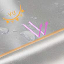 1 pieza Cubierta automática para lavadora con protector solar, cubierta impermeable para lavadora, cubierta antipolvo de poliéster para secadora, S/M/L/XL, para boda, Y2k, fiesta - Plata - Ver 5