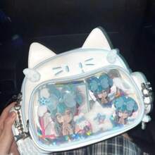 Cute Cat Backpacks For Women Leather Casual Lolita Jk Harajuku Shoulder Bag Fashion College Style Female Small Ita Bag