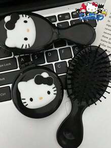 Sanrio 1pc Kitty Cat Air Cushion Brush, Cute Minimalist Cartoon Hello Kitty Mini Portable Detangling Massage Comb, Suitable For Travel, Home Daily Use, Unisex, Ideal Birthday Gift For Relatives, Friends, Parents, Girlfriend