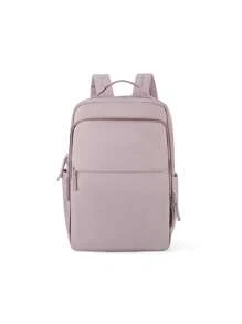 Lightweight Casual Laptop Backpack For Men And Women, Daily Use Backpack, Classical Fashion Large Capacity Travel Daypack, Business Work Bag Multi Functional For Work Travel Business For Hiking Camping For Women And Men Holiday Shop Luggage Travel Organizer Travel Stuff Ladies Bags Men Presents Outdoor Gifts For Women Friends New Year's Day Gift Valentine's Day Gift - Pink - View 4