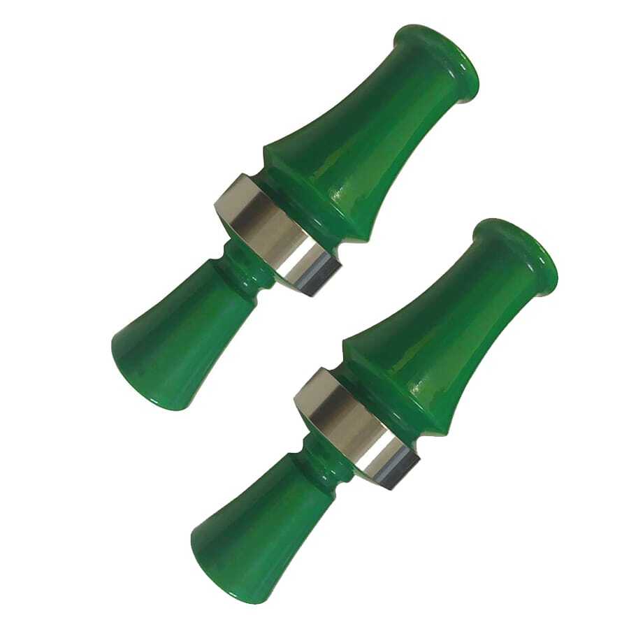BlazeVideo 2 Pcs Duck Call For Waterfowl Hunting, Outdoor Hunting Bait Whistle, Duck Goose Pheasant Caller, Hunting Luring Teal Drake, Mallard Drake, Wigeon, Quail Call Lanyard Accessories