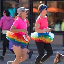 Tutu Skirts For Women Women's Classic Vintage 5-Layered Tulle 5k,10k Running Tutu Skirt White Tutu For Women - Rainbow - 查看 4
