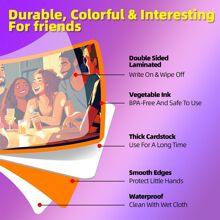 饮酒游戏朋友的鸡尾酒之夜、游戏之夜、生动的挑战和有趣的成人纸牌游戏，适合派对和约会之夜、圣诞节、新年、情人节礼物、饮酒游戏卡 - 彩色 - 查看 4