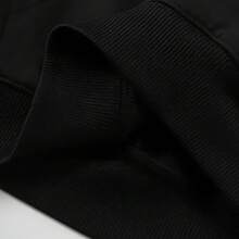 I'M Just A Girl Simple Printing Women Hoody Harajuku Loose Clothes Fleece Warm Comfortable Hoodie Vintage Autumn Crewneck Top - Black - View 4