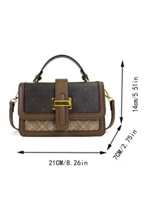 New Arrival Vintage Prints Small Square Shoulder Crossbody Bag, Best Mother's Day Gifts Women - View 7