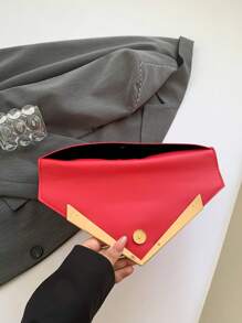 New Fashion Vintage Women Envelope Bag, Minimalist Design Small Niche Solid Color