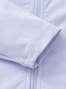 Balabala Tween Girl' Sun Protection Jacket, 2025 Summer Lightweight & Breathable - Pink Purple - View 7