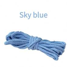 5mm 5 Iarde Corda Macaroon Macrame Filo Colorato Otto Capi Accessori Fai Da Te Per Decorazioni Natalizie Domestiche