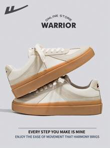 WARRIOR Warrior Men's Skateboarding Shoes Spring And SummerLightweightComfortableBreathableModest Style Casual Yet SleeksneakersApplicable Throughout The Yearwear-ResistingAll-Day WearTraining SneakersRunning ShoesLittle White Shoes