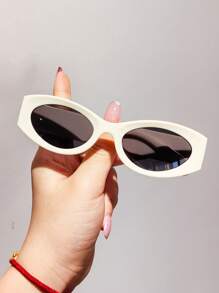 2 Pieces Set - Vintage Children Cat Eye Frames Stylish Glasses, Simple & Design, Multicolored Options Suitable For Boys, Girls, Parties, Holidays, Travel, Everyday Accessory, Photography Prop - Multicolor - View 9