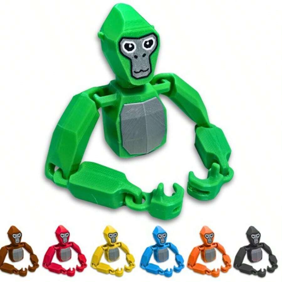 gorilla-action-toy-gift-action-figure-3d-printed-gorilla-action-figure