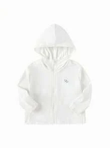 Balabala Tween Girl' Sun Protection Jacket, 2025 Summer Lightweight & Breathable - Original White - View 4