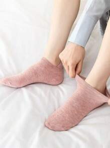 10 أزواج من الجوارب القصيرة النسائية المطرزة برسومات الفراشة معززة للكعب، جوارب كاجوال ماصة للرطوبة، جوارب كاحل نسائية - متعدد الألوان - مشاهدة 8