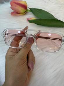 Colored Lens Glasses. New Model Sunglasses, 100% UV Protection. - Pink - View 9
