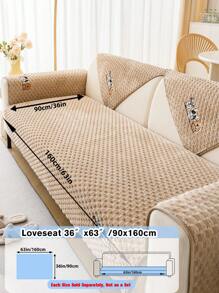 1pc Soft & Cozy Sofa Cover - Thick, Non-Slip, Protective Furniture Cover For Bedroom, Office, Living Room Home Decor - Easy To Clean, Pet Favorite, Soft Slipcover Gifts Birthday Graduation Couch Cover Sofa Covers Room Decor Living Room Decor - Multicolor - View 20