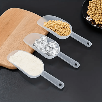 5pcs Plastic Ice Scoops, Suitable For Ice Trays, Flour, Sugar, Candy, Cereal, Desserts And Ice Cream
