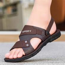 2025 New Thick Sole Plus Size Slippers, Breathable Beach Sandals, Casual Dual-Use Shoes, Lightweight & Comfortable Waterproof Non-Slip Soft Bottom Driving Beach Shoes For Young And Middle-Aged