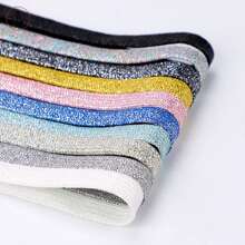 1 Pair Shiny Pearlescent Laces, Colorful Flat Shoelaces, Sports & Casual Shoe Strings