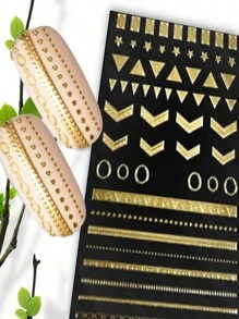 CIMACA 1 件美甲贴纸，用于 DIY 指甲装饰的指甲贴花，适合情人节、婚礼