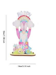 Decoraciones de Pascua Hágalo usted mismo Gnomo sin cara creativo Hombre viejo Decoración para el hogar Regalos para fiestas, Adecuado para fiestas de Pascua, fiestas festivas