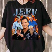 Vintage Jeff Probst Shirt, Jeff Probst Presenter Homage Sweatshirt, Tesion Presenter Tee,TV Producer Shirt - Black - View 1