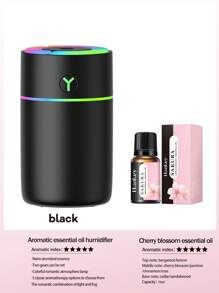 1套，230ml，自动定时喷雾带氛围灯，ABS材质空气加湿器（插入式），室内香薰扩散器，汽车空气清新剂，车载空气清新剂，卧室空气净化器 - 小型香薰加濕器 - 查看 20