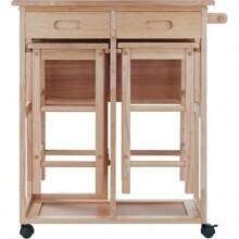 Winsome Wood Suzanne Kitchen, Square, Natural, Beech