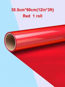 Colorful PU Heat Transfer Vinyl Roll, Various Colors Available, Easy To Cut And Peel, DIY Heat Press Pattern Transfer Film Suitable For T-Shirts, Pillows - Multicolor - View 14