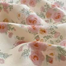 1pc New A-Class Knitted Fabric Digital Printed Pillowcase - Hearts, Flowers, Cartoons, Leaves, Dots, Forest Patterns, Ins Pastoral Style, Thick Brushed Double-Sided Pillowcase, Couples Long Pillowcase, Pillow Inner Cover, Skin-Friendly, Soft, Breathable, Suitable For All Seasons (Only Pillowcase, No Pillow Insert)