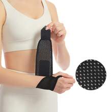 1 pezzo Polsiera regolabile, supporto per articolazioni con compressione, fascia da polso sportiva, confortevole e traspirante, accessori unisex taglia unica per palestra