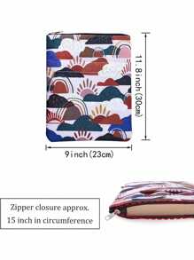 Cadeaux pour le début de la saison scolaire, couverture de livre fantaisiste en forme de nuage pour la saison des remises de diplômes, couverture de livre de poche, tissu lavable, couverture de livre avec fermeture à glissière
