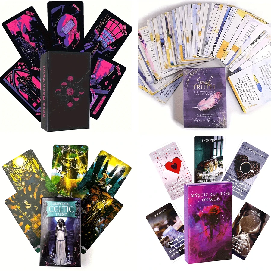 Tarot Card Series, Family Gathering Fortune Telling & Guidance Board Game - Multicolor - View 1