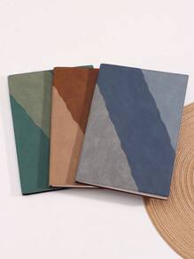 1pc Fashionable Classic Ombre Color Business Notebook, Notepad, Exercise Book