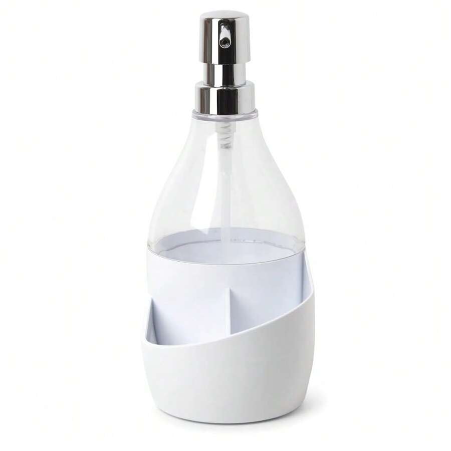 Soap Pump And Sponge Holder, Soap Dispenser With Built-In Caddy, 17.1 ...