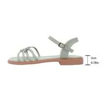New Women Sandals, Spring & Summer Fairy Style Tie Up Sandals With Dresses, Soft Bottom Flat Sandals, Fashionable Versatile Comfortable Gentle One-Buckle Strap Sandals