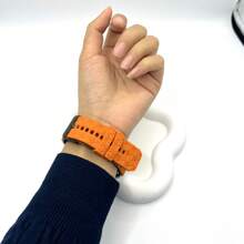 1 Piece Of 22mm Football Pattern Watch With Silicone Material For Comfortable Wearing, Sports And Fitness Replacement Bracelet Suitable For Shopping, Work, Sports And Other Scenarios. It Is The Best Choice For Women's Gifts And Is Suitable For Smart Watch Accessories Such As Jiaming, Etc