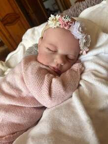 Reborn Dolls Girl Has The Softest Body Like A Real Sleeping Baby Reborn Babies Silicone Doll 20 Inch Lifelike Doll - Nhiều màu - Xem 4