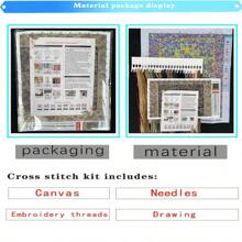 2025 新款摇钱树 LUCKY TREE 十字绣套装印花帆布针线树梦幻 DIY 手工刺绣艺术家居装饰绘画刺绣套装手工礼物