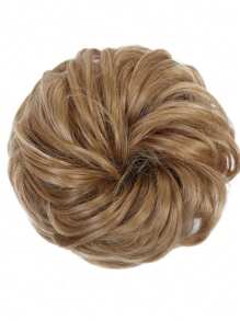 1pc Synthetic Hair Bun Extensions Messy Curly Elastic Hair Scrunchies Hairpieces Synthetic Chignon Donut Updo Hair Pieces For Women - Multicolor - View 19