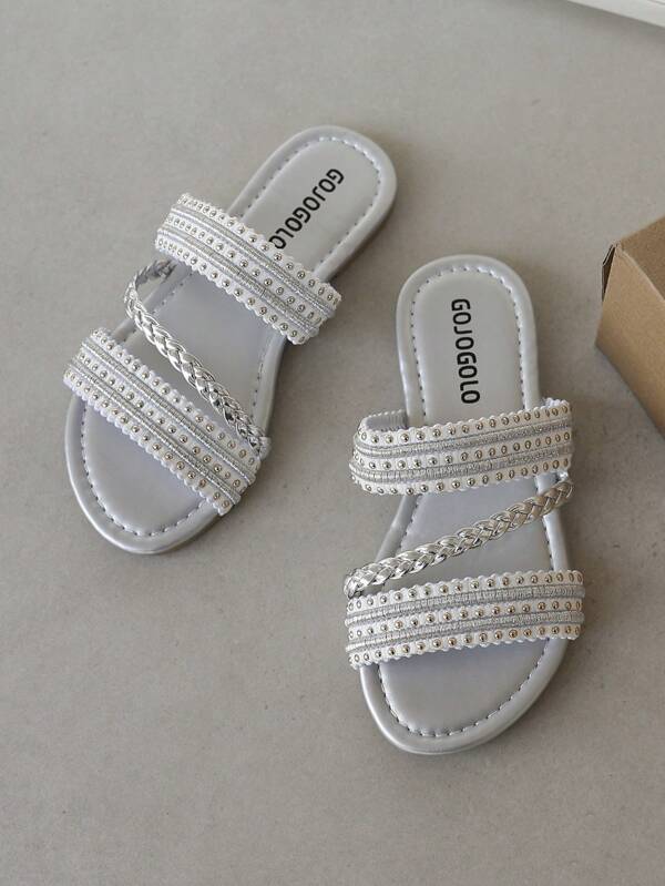 Mädchen Hausschuhe 2025 Sommer Neue Kinderschuhe Tragen Sandalen Sommer Kleine Mädchen Weiche Sohle Populäre Mode Sandalen